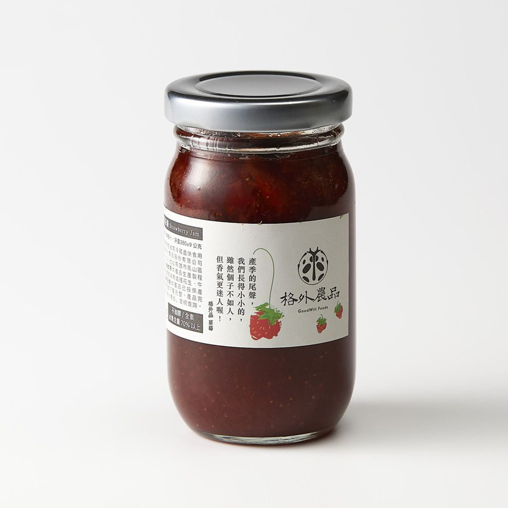 【格外農品GoodWill Foods】香水草莓果茶醬 260g