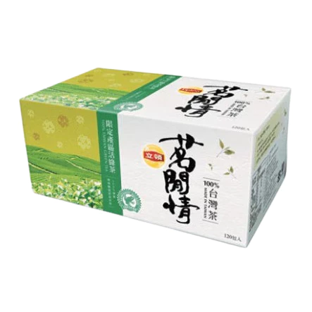 【立頓】茗閒情綠茶三角茶包(120包/箱）