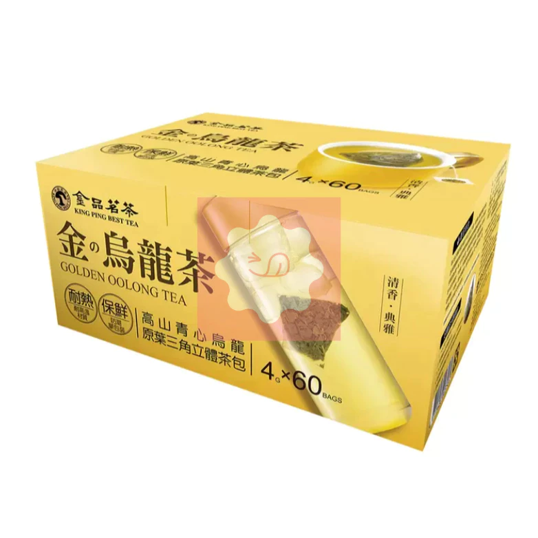 【金品茗茶】輕焙金烏龍茶包(4g/60入)